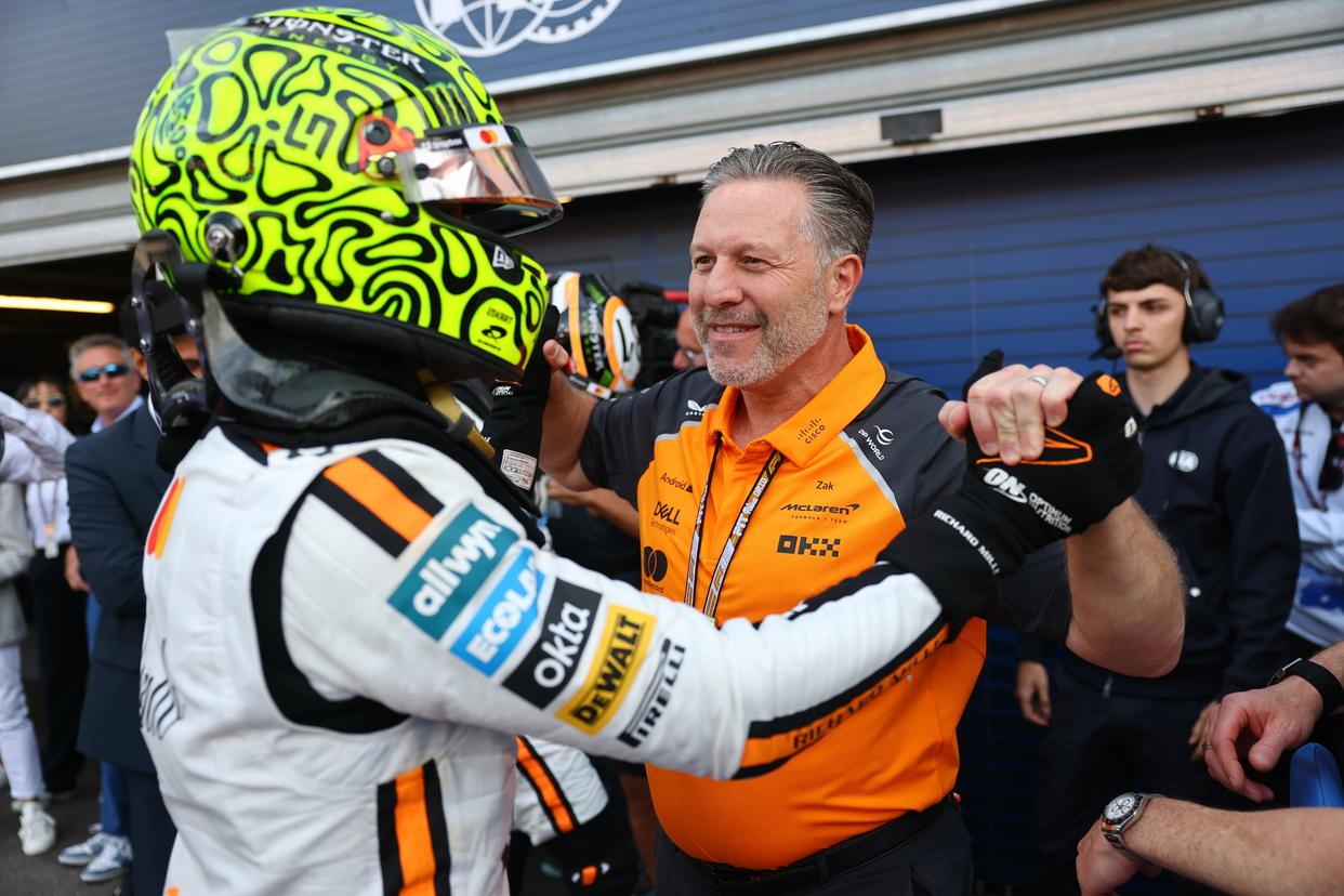 关于威廉姆斯绝杀索伯车队，诺里斯扛起全队的信息